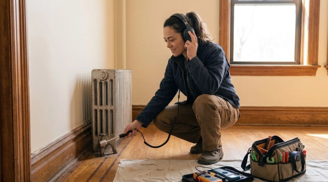 Professional acoustic and thermal hidden water leak detection in Upper East Side Manhattan